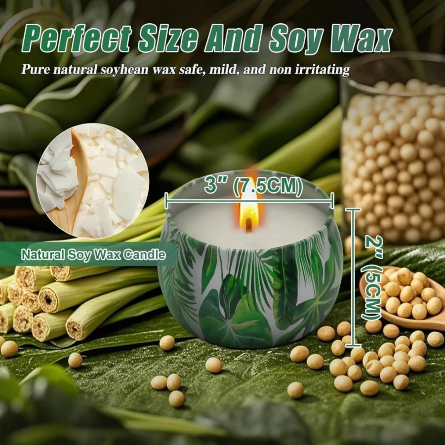 Ulawell Citronella Mosquito Repellent Candle - 26oz Soy Wax, Long-Lasting Outdoor Bug Repellent for Patio, Garden, Yard, Balcony, Summer & Vacation