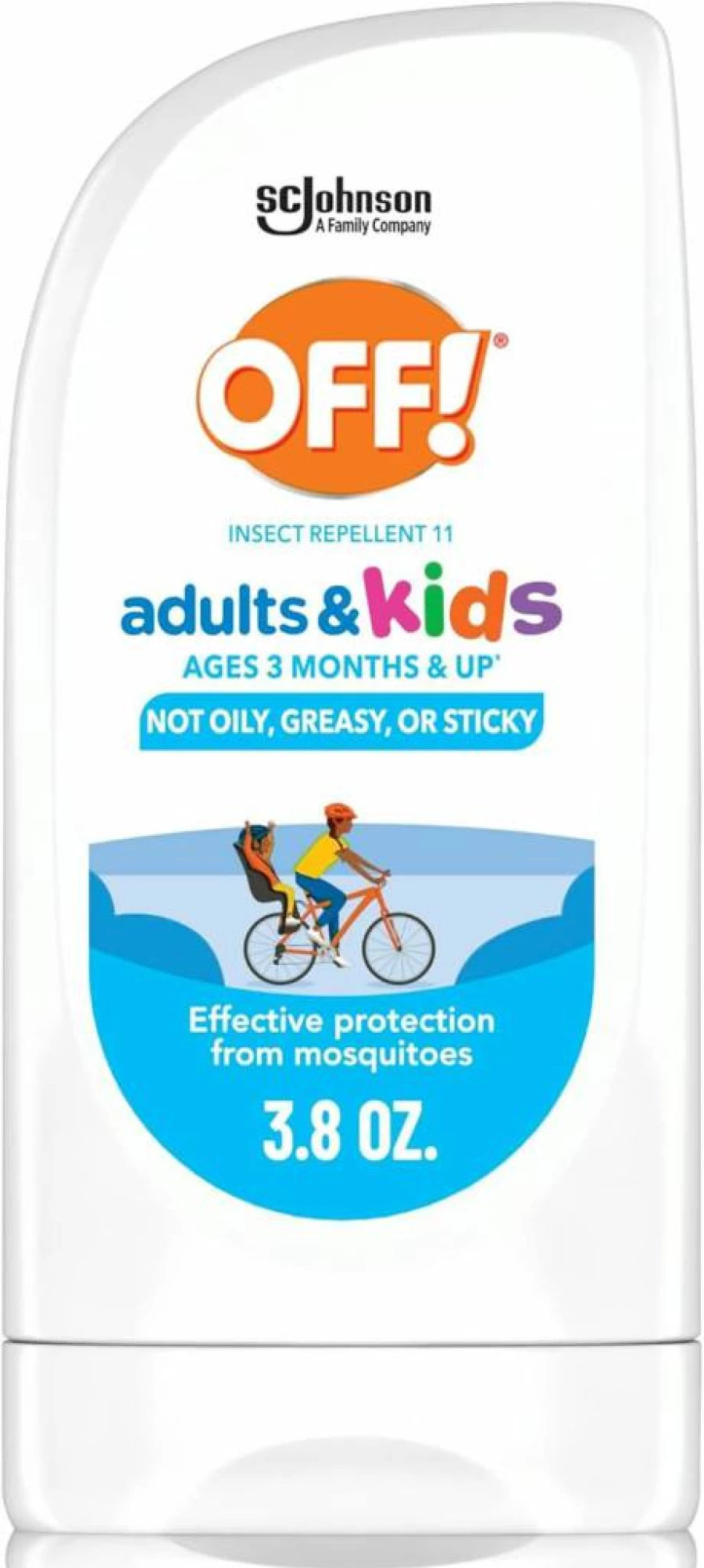 OFF! Fragrance-Free Insect Repellent Lotion for Mosquito Protection – Safe for Adults & Kids, 3.8 Oz