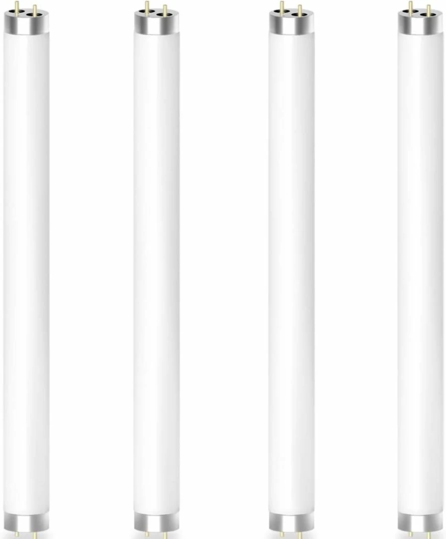 Dichroma 10W T8 Bug Zapper Replacement Bulbs - 4 Pack for Indoor & Outdoor Electronic Mosquito Zapper Lamps - Compatible with 20W Bug Zappers