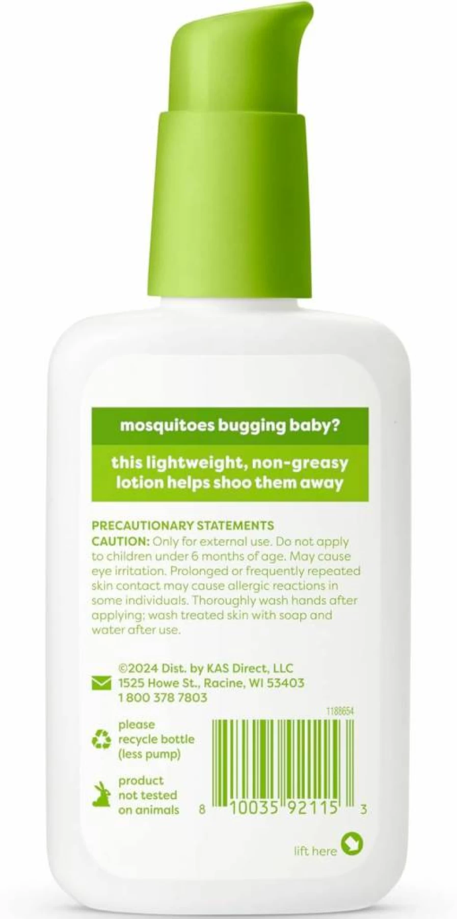 Babyganics Natural Mosquito Repellent Lotion with Essential Oils, Non-Greasy Formula, 4 oz, Safe for Babies & Kids