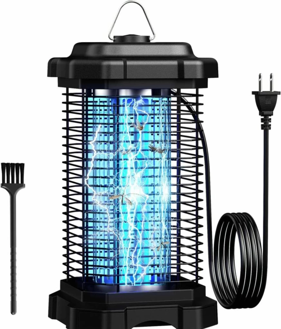 Minimoon 4000V Electric Bug Zapper for Outdoor Use, 20W Mosquito Killer, IPX6 Waterproof Fly Zapper for Patio, Backyard, Balcony, Garage
