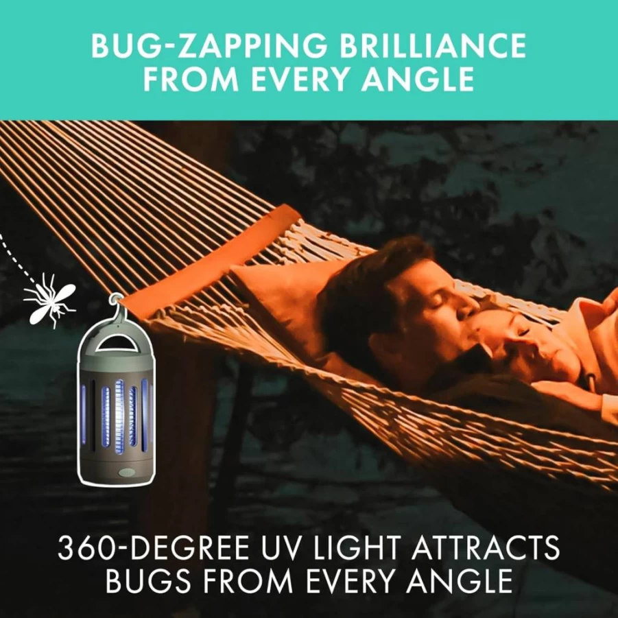 STEM Electric Fly & Mosquito Zapper Trap for Indoor/Outdoor Use with USB Charging Cable & Cleaning Brush