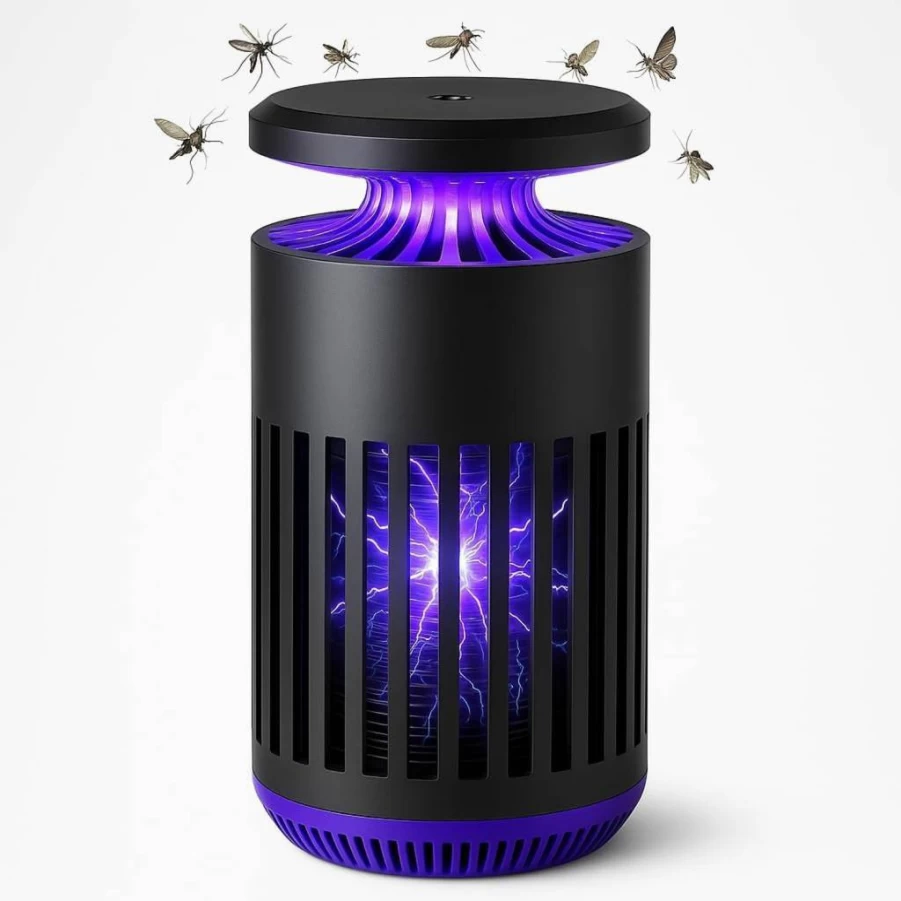 TRAPPED Elite Insect Trap - Electric Bug Zapper with UV Light for Mosquito, Fruit Flies, Gnats, Moths - Indoor Bug Killer & Repellent