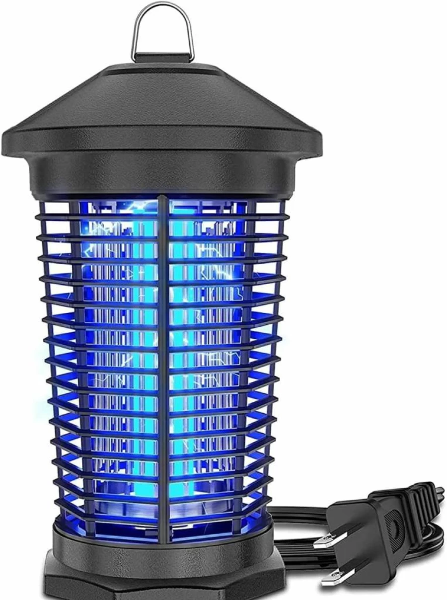 Zechuan Electric Bug Zapper for Indoor & Outdoor Use - Waterproof Mosquito Killer Lantern, Fly Trap for Home, Backyard, Patio, Garden, and Camp Site