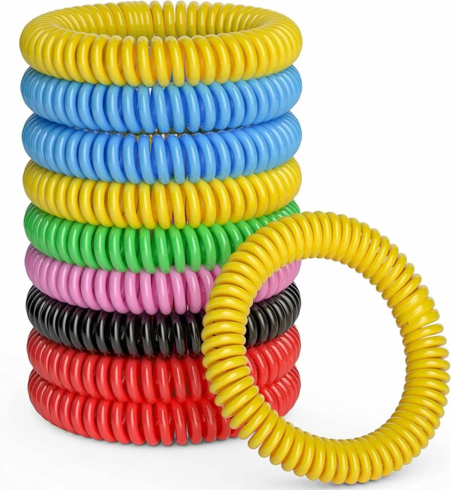 25 Pack BuggyBands Mosquito Repellent Bracelets for Adults & Kids - DEET-Free, Individually Wrapped Insect Repellent Wristbands for Outdoor Protection
