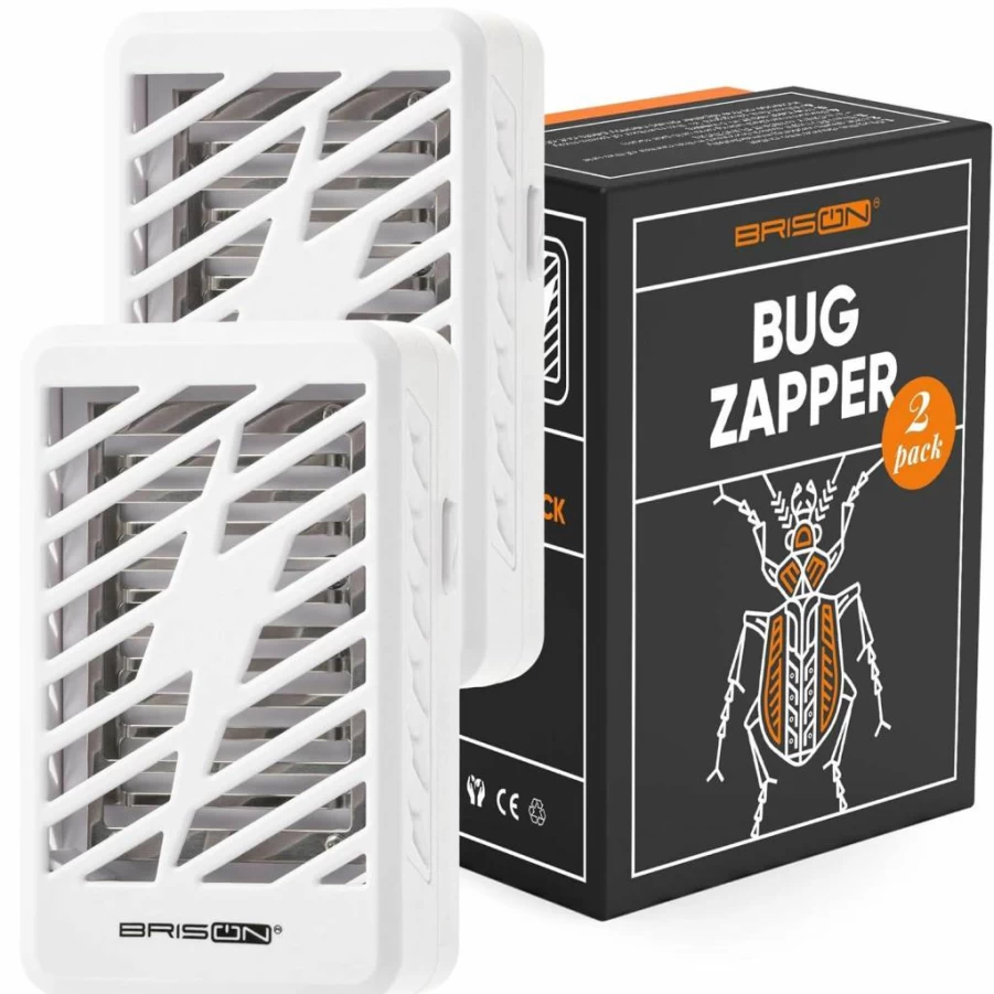 Velcentric 2-Pack Electronic Bug Zapper - UV Mosquito Killer Lamp for Indoor Use, Electric Fly Trap with Insect Attractant Light - Effective Pest Control for Home & Office