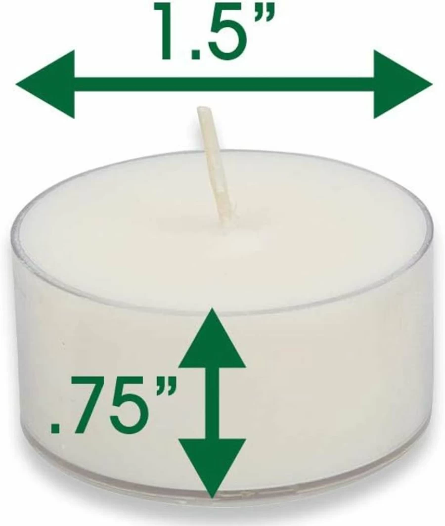 Mosquito Guard 16-Pack Citronella Tealight Candles - Natural Outdoor Mosquito Repellent for Patio, Yard & Indoors, DEET-Free Bug Repellent Candles