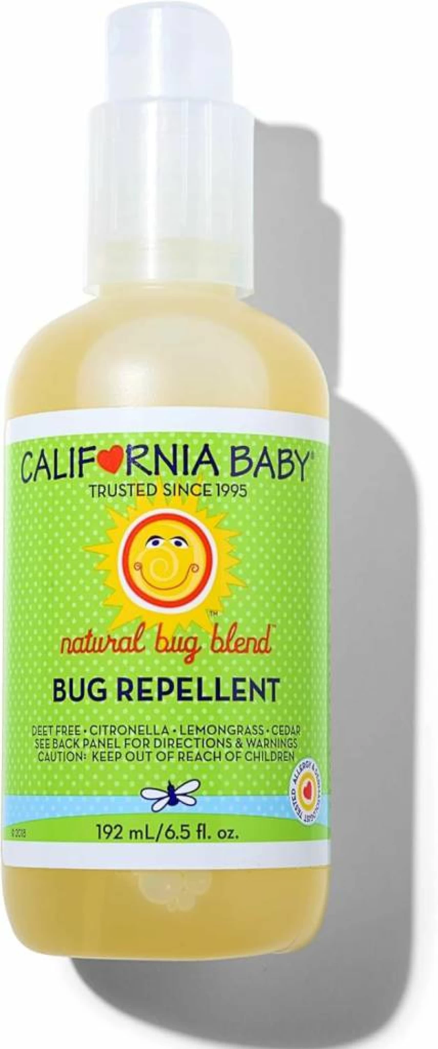 California Baby Natural Bug Repellent Spray - DEET-Free Citronella Formula for Mosquito & Insect Protection, Safe for Babies & Adults, Allergy-Friendly, Pleasant Scent, 2 Oz Travel Size