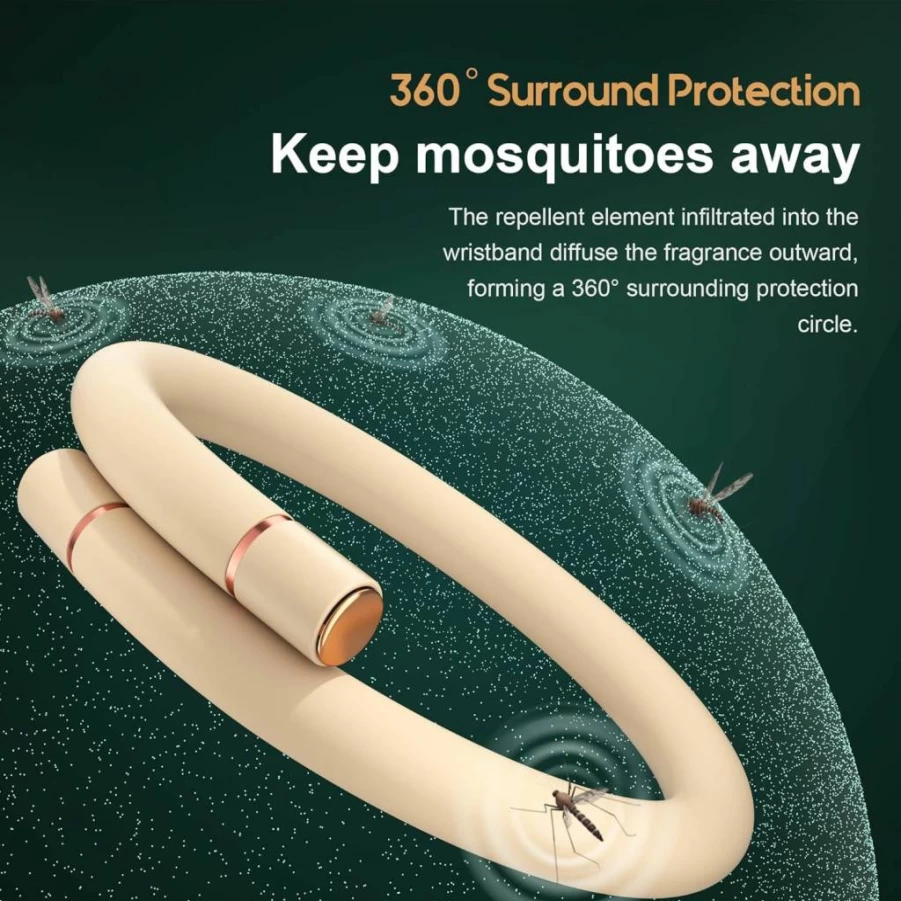 BuggyBands Mosquito Repellent Bracelets for Adults & Kids - DEET-Free, Waterproof Wristbands for Outdoor, Camping, Hiking - 10 Replaceable Pink Refills