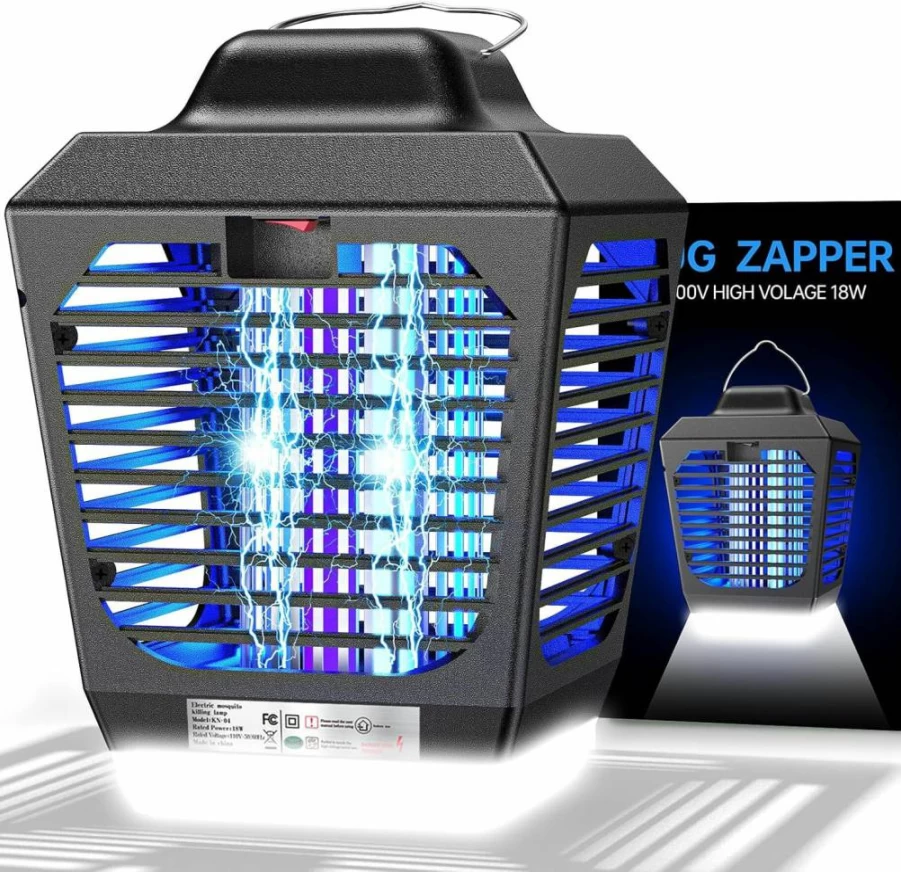 New Fi Electric Bug Zapper for Indoor & Outdoor Use - Powerful Mosquito, Fly & Insect Killer with LED Light - Ideal for Patio, Yard & Home - Plug-In Pest Control Trap