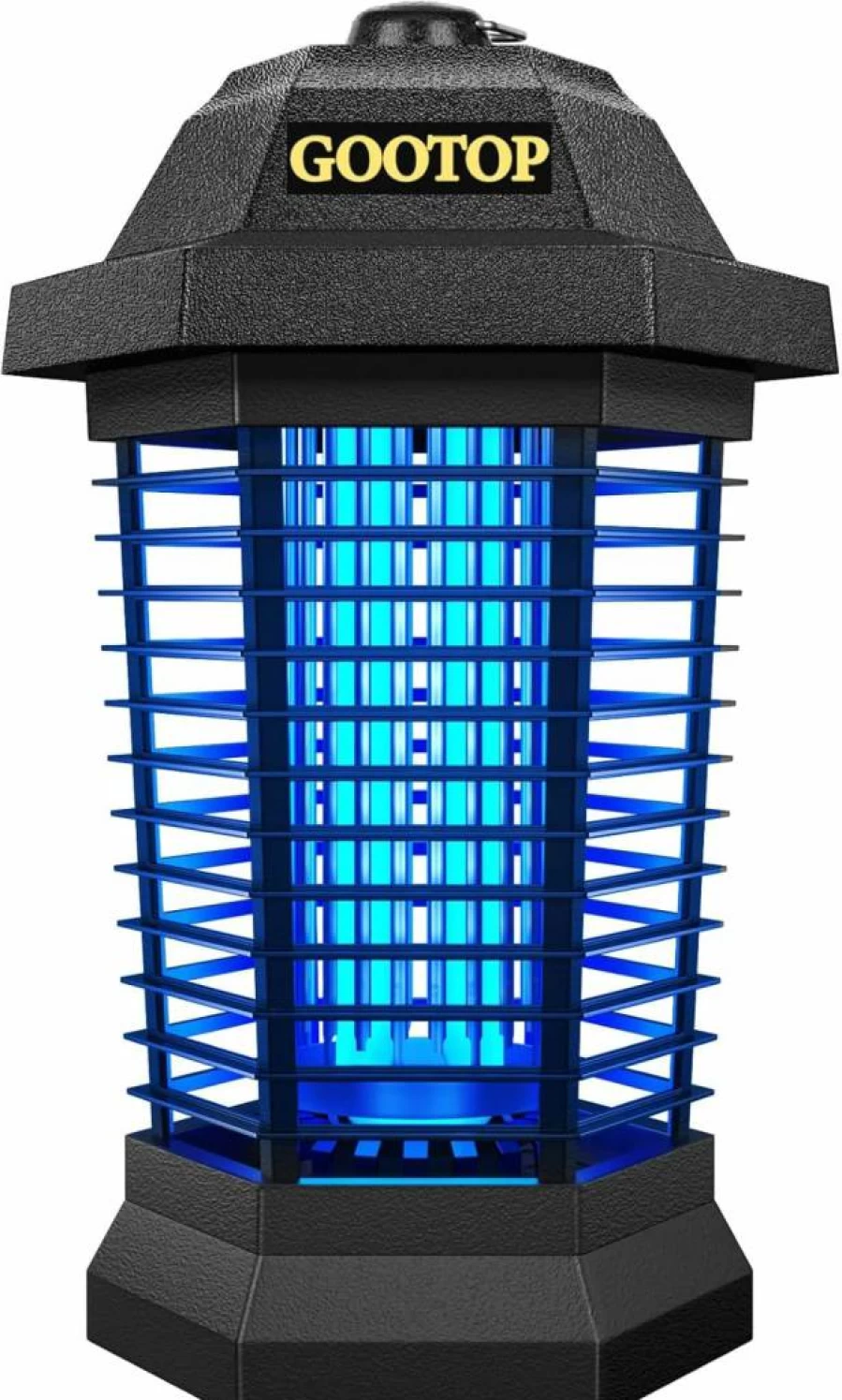 GOOTOP Electric Bug Zapper for Indoor & Outdoor Use - 4200V Mosquito, Fly Killer Trap with 3-Prong Plug, 90-130V, Durable ABS Plastic (Black)