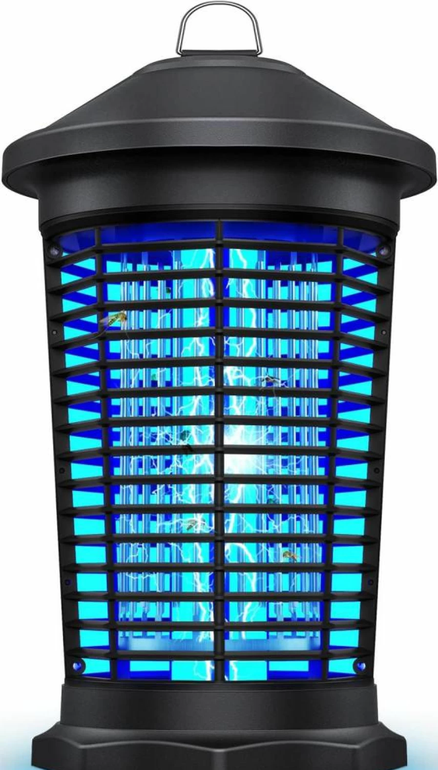 Zwiran Solar-Powered Bug Zapper & Camping Lantern - Waterproof, Cordless Mosquito Killer for Indoor and Outdoor Use