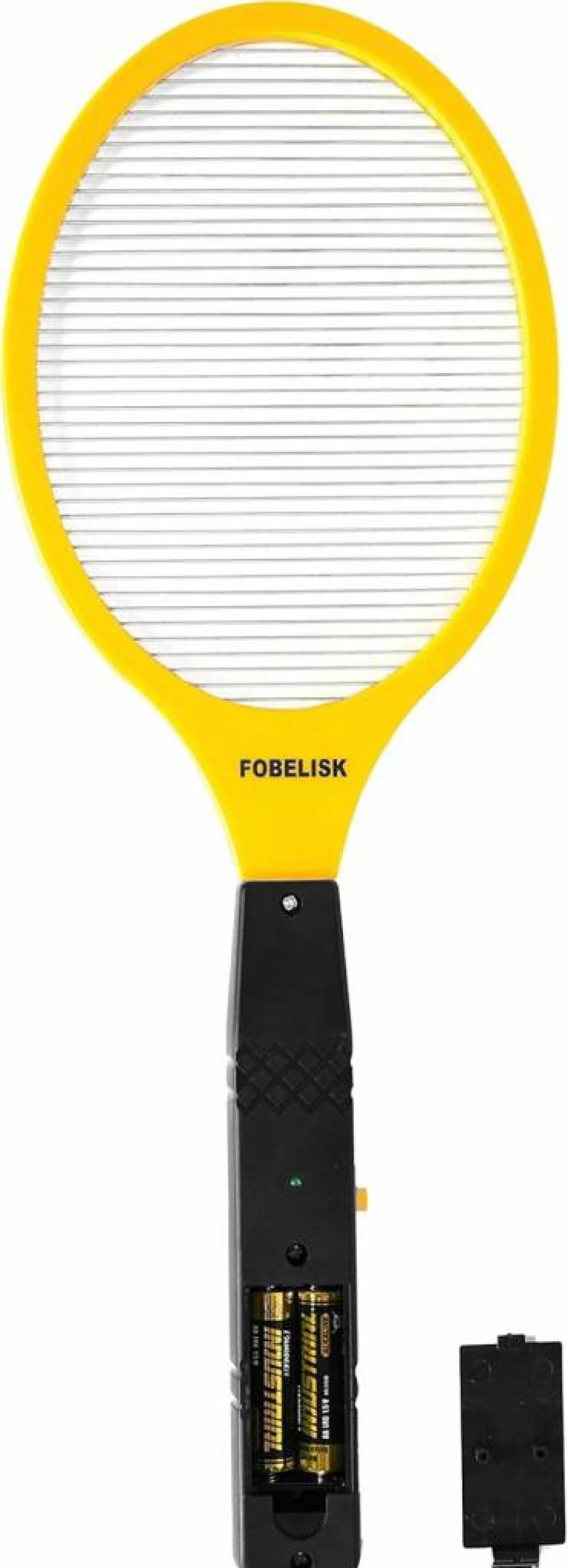 FOBELISK Electric Bug Zapper & Mosquito Killer - Rechargeable Fly Swatter Racket for Indoor, Outdoor, Camping & Travel - Portable Insect Zapper with LED Light (Includes Batteries)