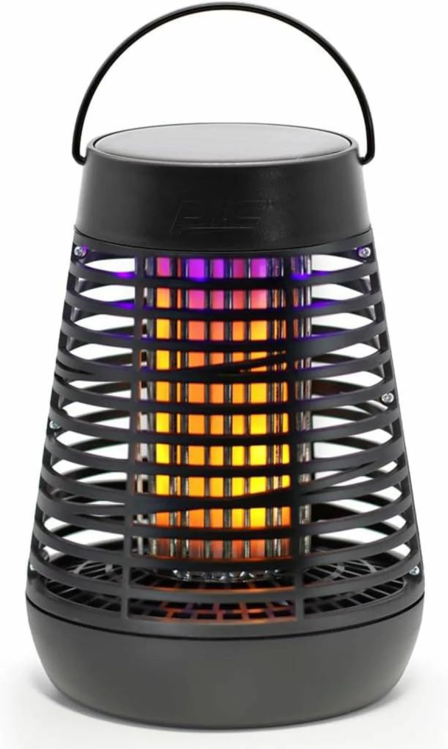 PIC Portable Solar-Powered Bug Zapper Torch - Outdoor Insect Killer with Flame Effect Light for Mosquitoes and Flies