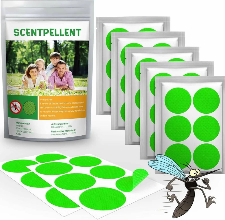 MAKJUNS 150 Pack Natural Mosquito Repellent Stickers for Kids & Adults, DEET-Free Citronella Bug Repellent Patches for Indoor, Outdoor, Camping, Hiking, and Travel