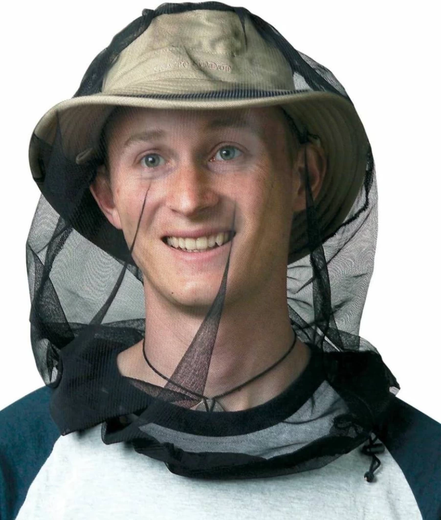 Sea to Summit Permethrin-Treated Mosquito Head Net - Lightweight Insect Face Cover for Outdoor Protection