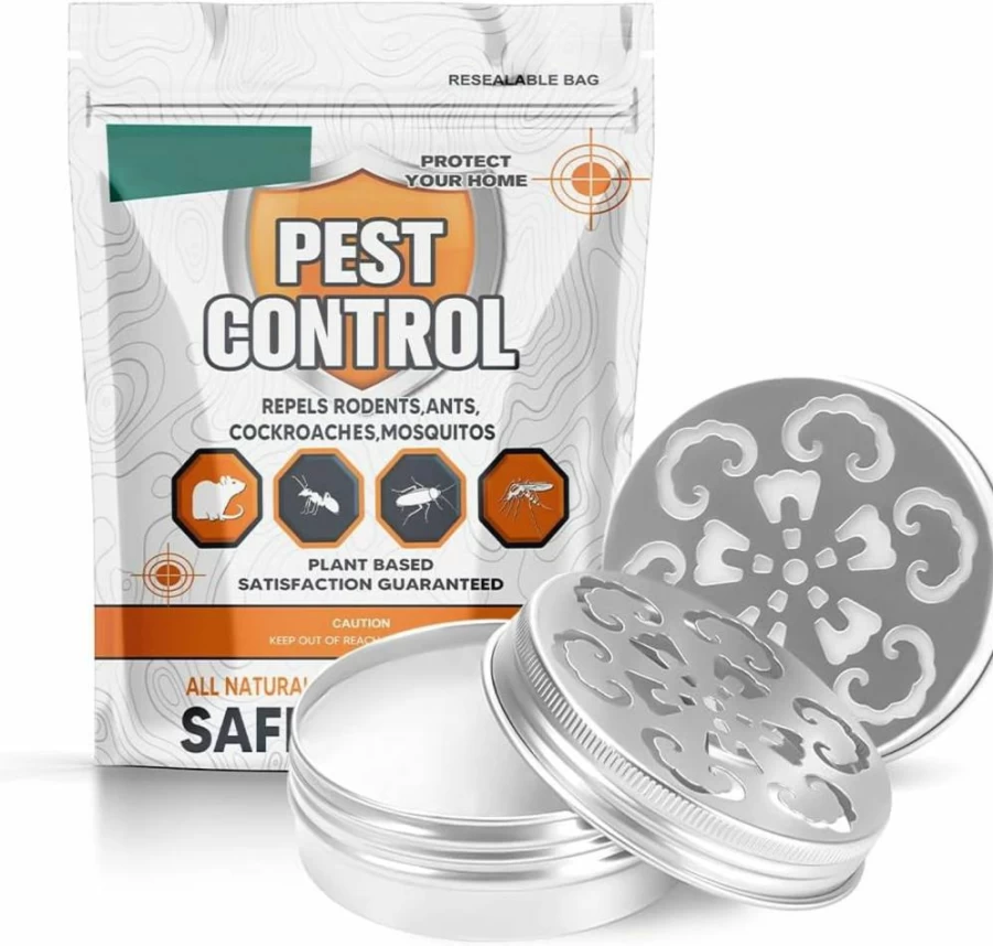 KsopoG Mosquito Repellent Indoor & Outdoor - 2 Pack, Patio Home Office Pest Control, Ultrasonic Mosquito Deterrent for Indoor Spaces