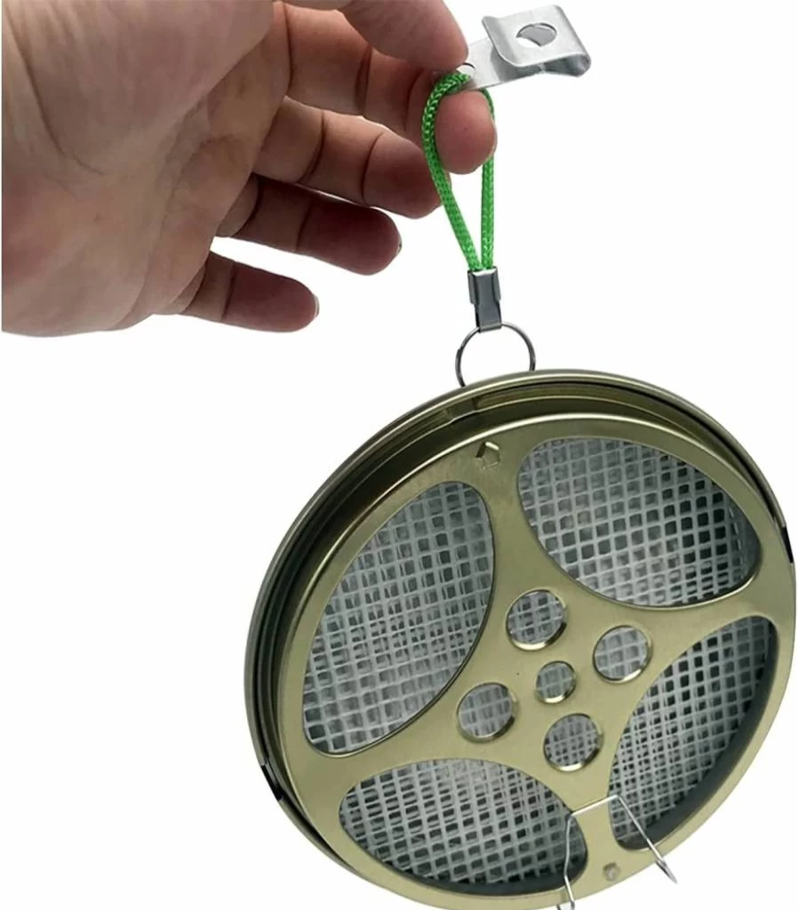 AHBLQD Portable Mosquito Coil Holder 2-Pack with Cover – Outdoor Hanging Repellent for Camping, Hiking, Fishing, Patio & Poolside