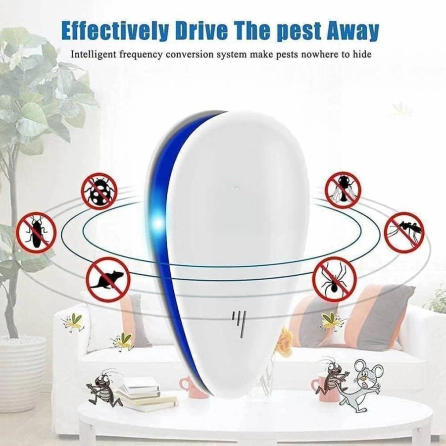 Keegood Ultrasonic Pest Repellent Plug-In - Mice, Roach, Spider, Rodent & Mosquito Repellent for Indoor Pest Control