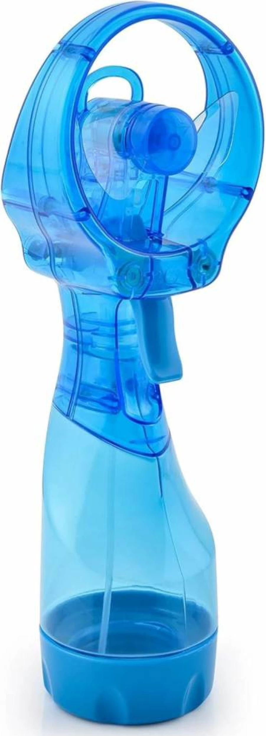 O2COOL Deluxe Portable Battery Operated Misting Fan with Handheld Design - Grey for Outdoor Cooling