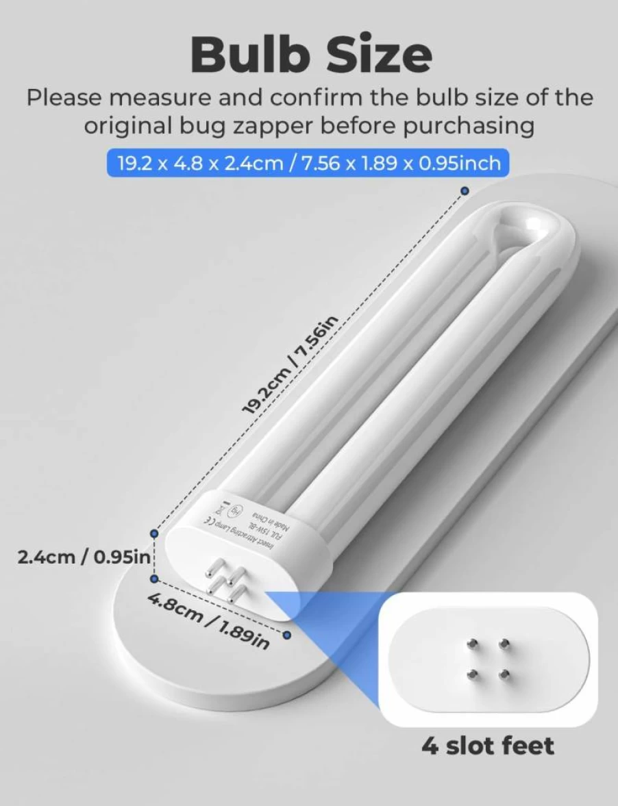 YISSVIC Electric Bug Zapper – 4200V Mosquito Killer for Indoor & Outdoor Use, Waterproof Fly Zapper Lamp for Home, Patio, Office, Courtyard – Effective Pest Control