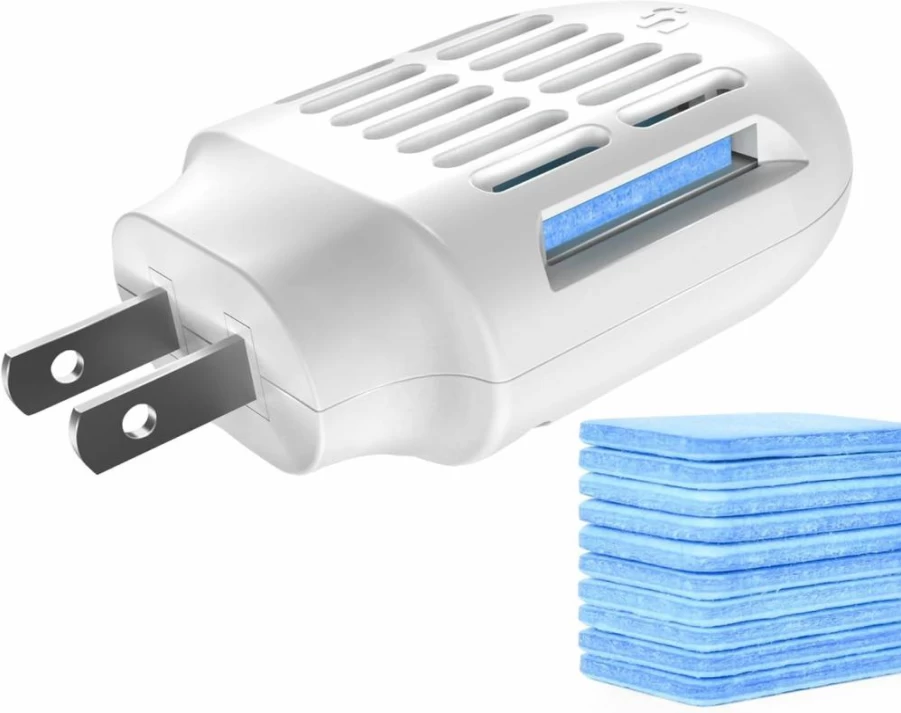Moskiller Mosquito Repellent Plug - DEET-Free Wall Outlet Repeller with 10 Refills, Effective for Home, Office, Travel & Camping