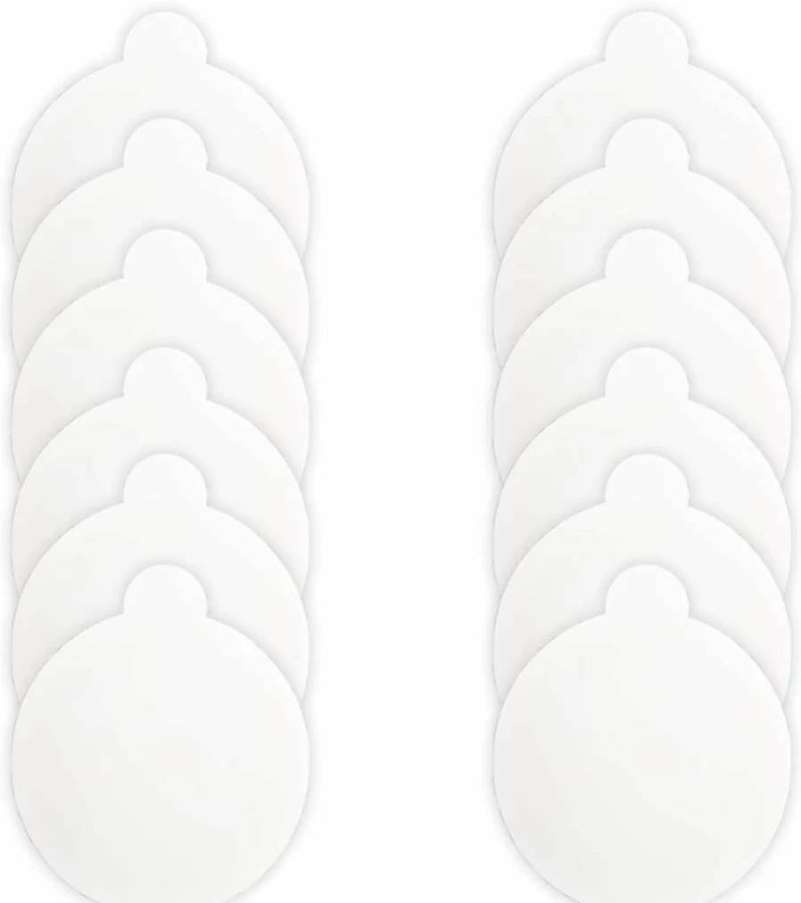 Dichroma Refillable Mosquito Trap Glue Boards 12 Pack - 4.13" Sticky Pads for Indoor Mosquito Killer Lamps, Fits Most Models