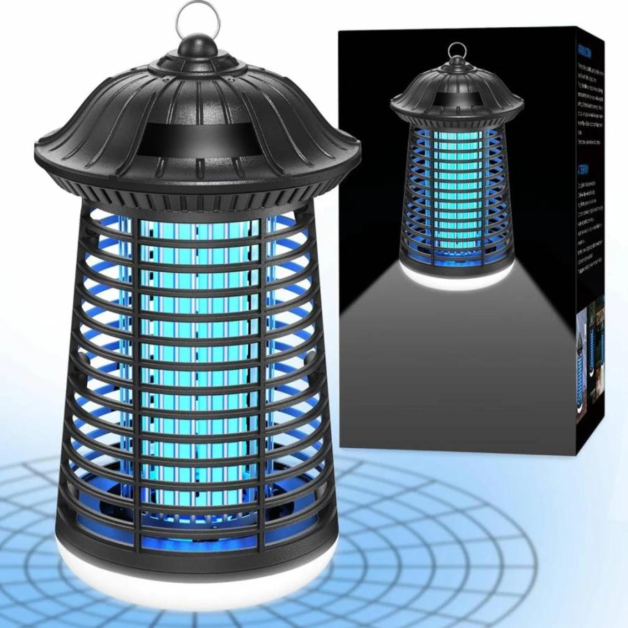 Snanlen 4200V Electric Bug Zapper for Indoor & Outdoor Use - Mosquito, Fly Killer with LED Light, ABS Plastic Design - Ideal for Patio, Yard, Garden, Kitchen, Home