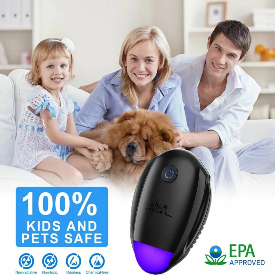 Ultrasonic Repellent 6 Pack - Electronic Pest Control for Bugs, Mosquitoes, Roaches, Ants, Rodents, Mice, Spiders - Indoor Use in Home, Office, Garage, Supermarket